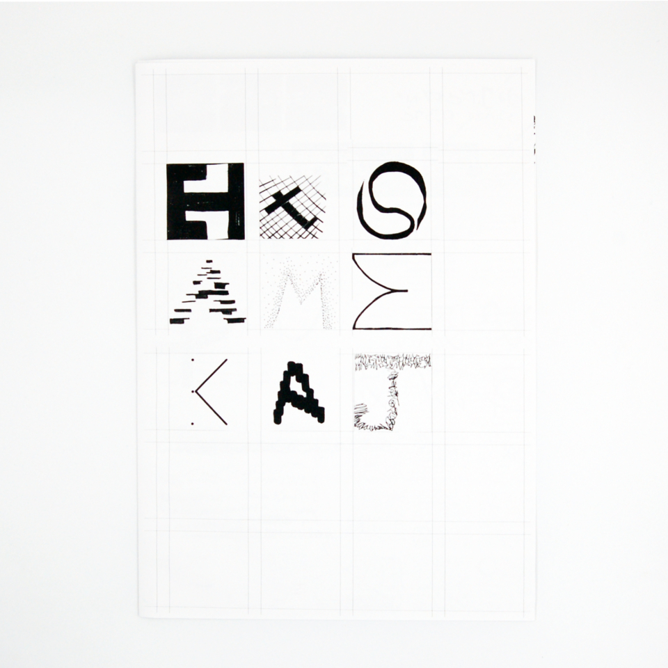 ETS AME KAJ </br> Asemic Workshop </br> Publication Series